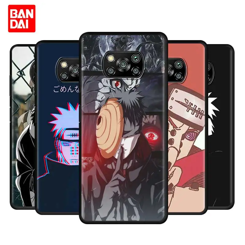 

Naruto Penn Obito Pain Case for Xiaomi Poco X3 NFC F3 M3 11t 11 Lite Ultra Redmi Note 10s 10t Pro 5G Cover Soft Silicone Brand