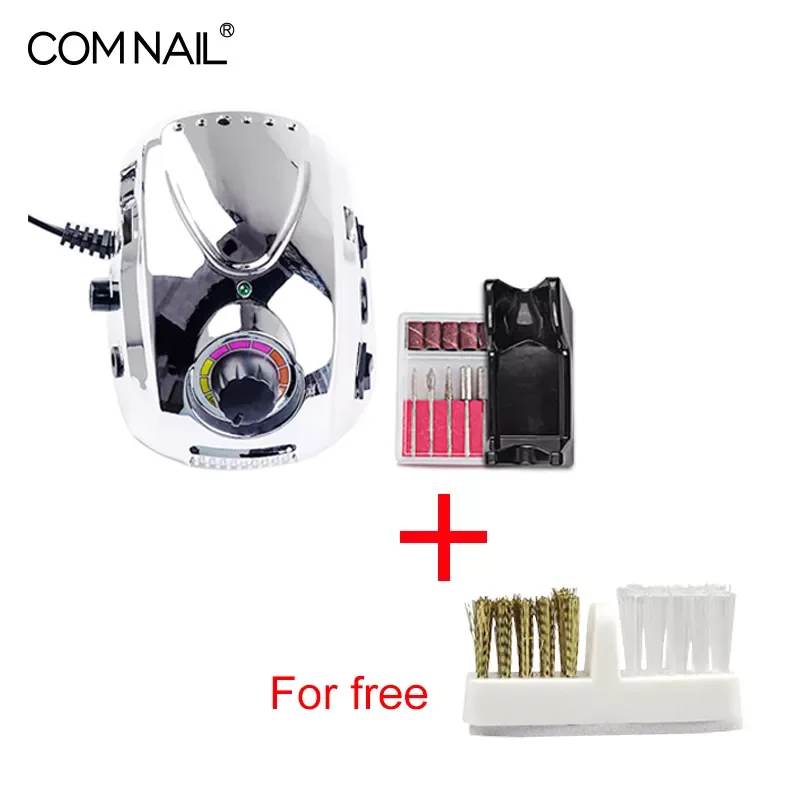 Enlarge 35000 RPM Electric Nail Drill Machine Mirror Diamond Pink Silver Nail Drill Kit With Milling Cutters For Manicure Pedicure Tools