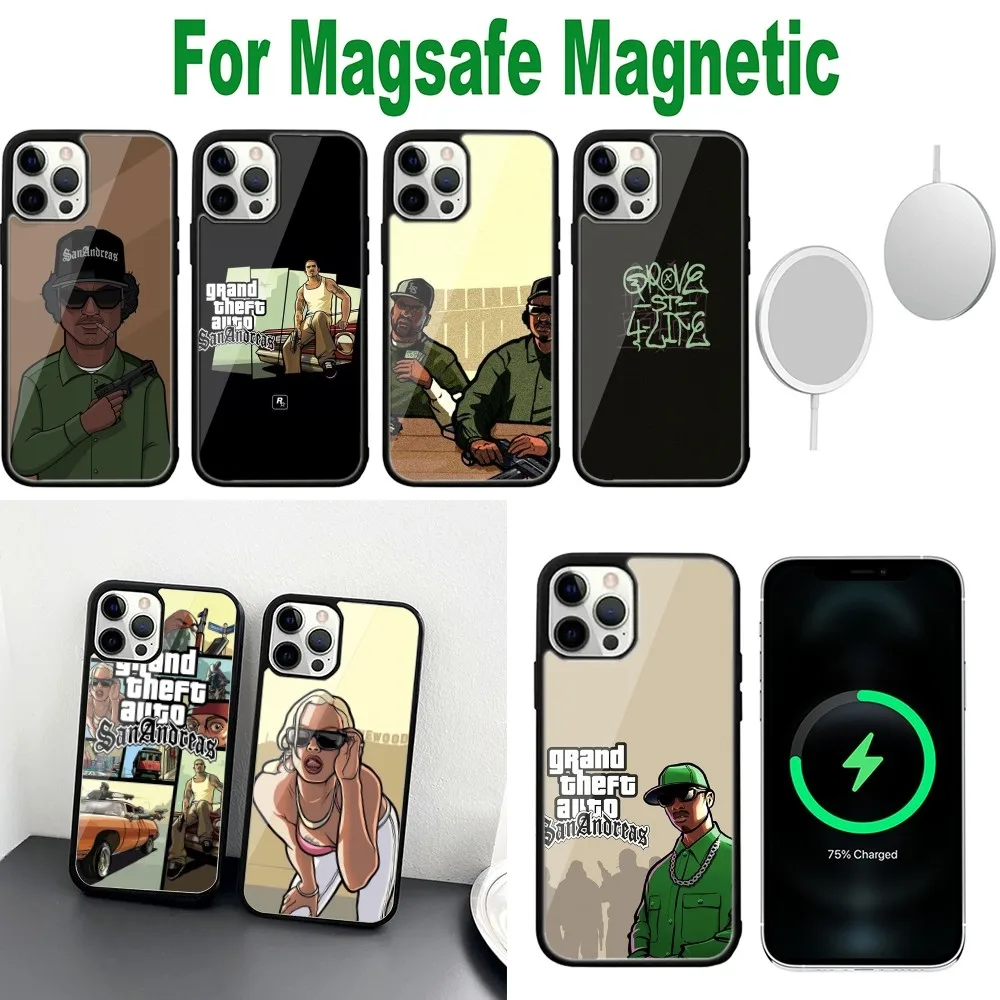 Магнитный чехол для iPhone 16 15 14 13 12 11 Plus Pro Max Mini Magsafe
