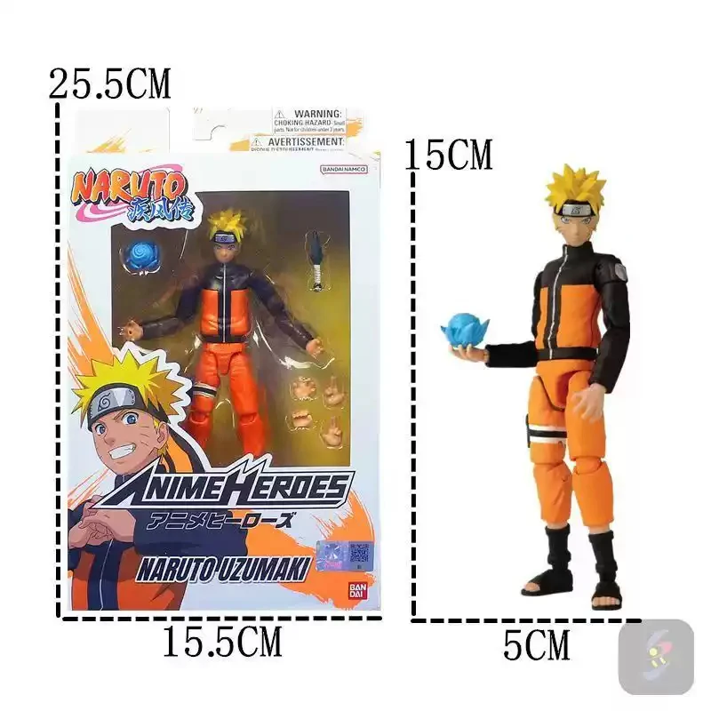 Фото Оригинальные фигурки BANDAI в наличии: Наруто, Минато, Сакура, Саске, Какаши — подвижные аниме-персонажи, модели для сборки, игрушки. №4
