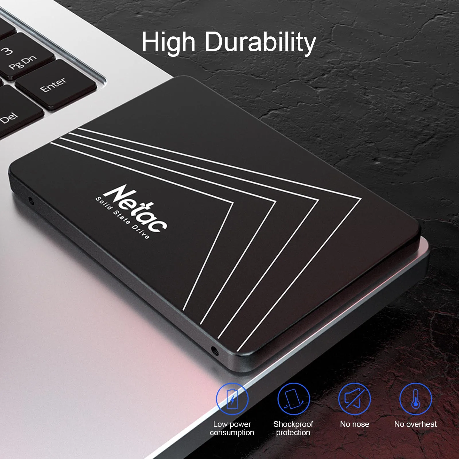 Жесткий диск Netac SATA SSD 128 ГБ 256 512 1 ТБ 2 SATA3 5 дюйма внутренний жесткий для ноутбука HDD