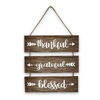 thankful wall decor rustic wooden signs hanging plaque sign wall art decor for farmhouse bedroom home decoration