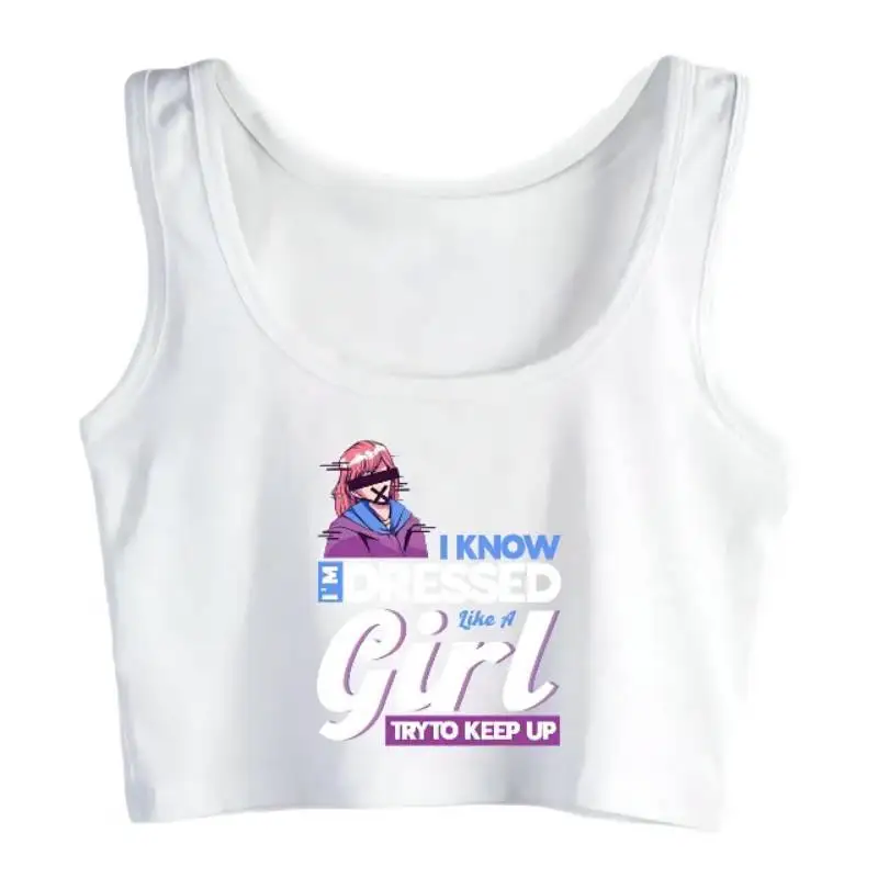 Кроссдресс Yaoi Femboy готика Харадзюку Grunge Emo Топ для тренажерного зала йоги