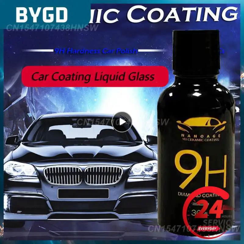 

9h High Gloss Coating Protection Nano Hydrophobic 30ml Car Refurbishing Tool Anti-fouling Ceramic Coating Premium Car Care Kit