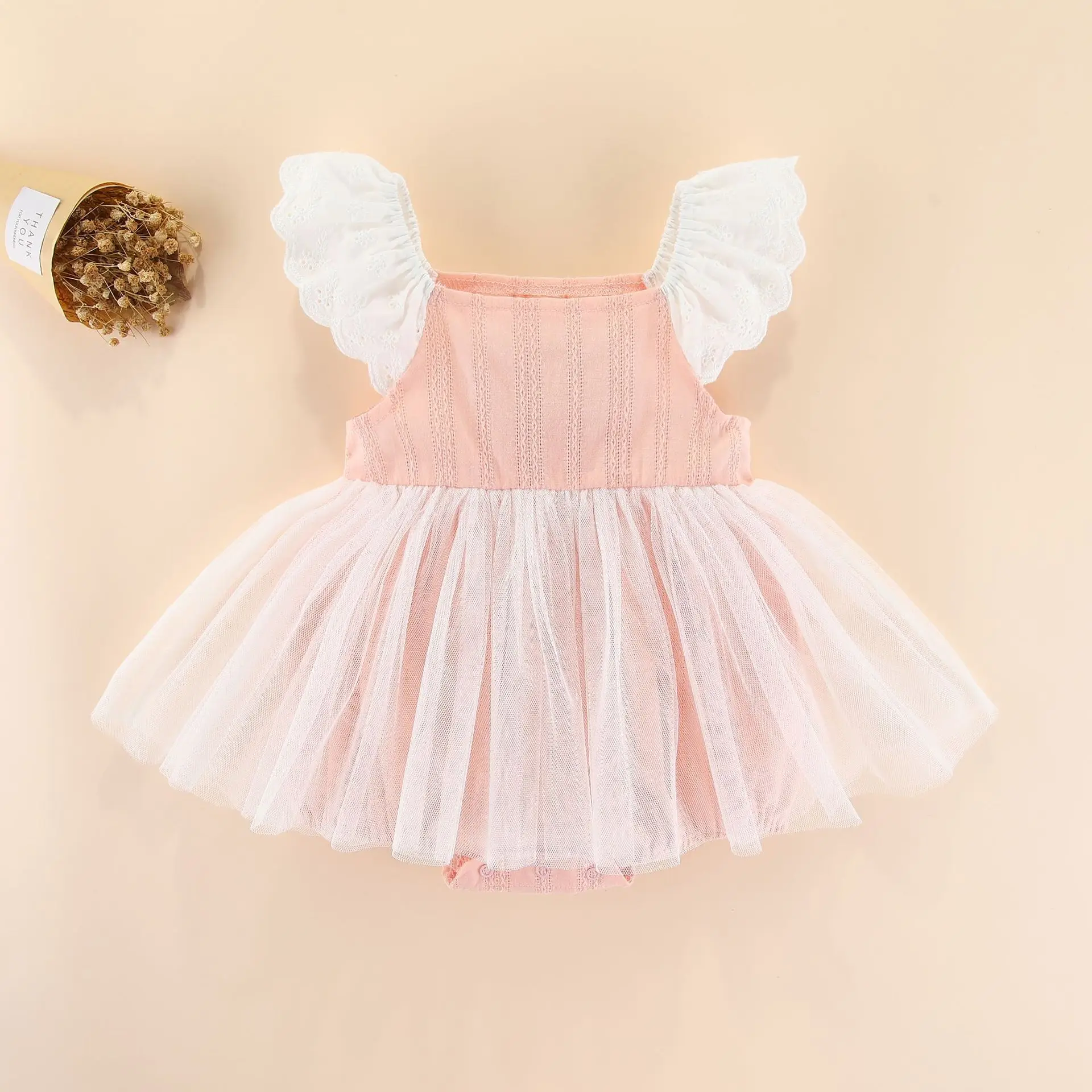 

Хлопковое боди для маленьких девочек; Детское платье принцессы с оборками; Детские комбинезоны; 2 цвета