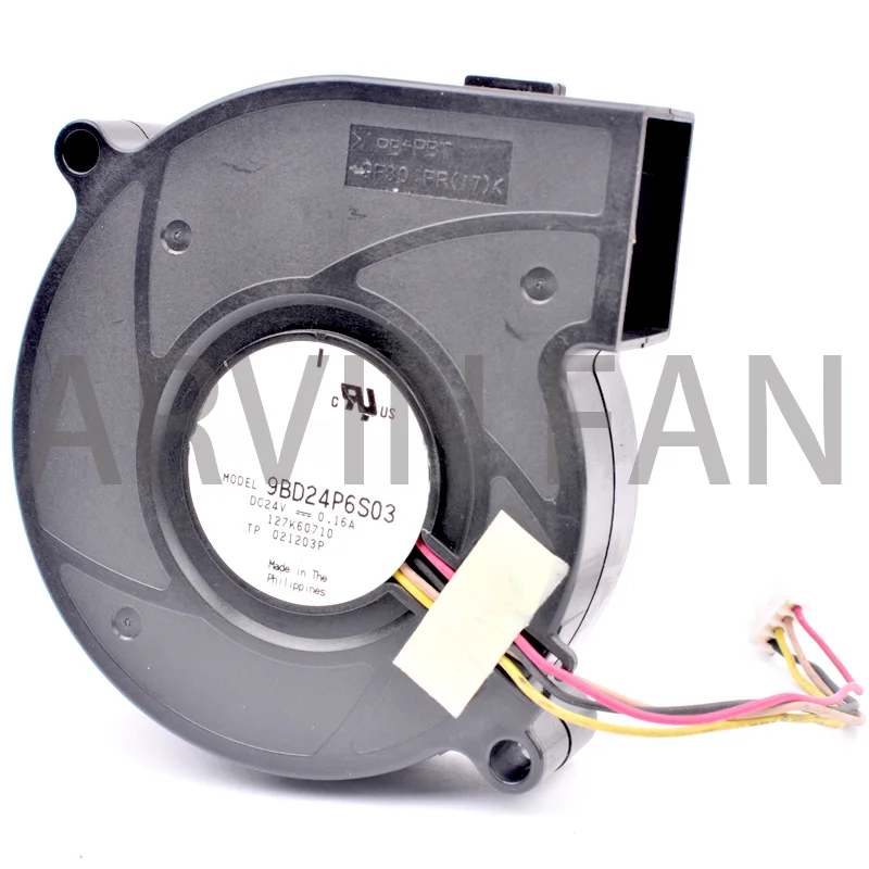 Вентилятор для инвертора 9BD24P6S03, 7 см, 7620 дюйма, 70*76*20 мм, 24 В постоянного тока, а, 4 провода, ШИМ