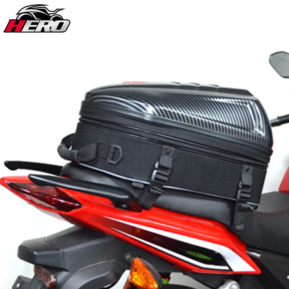 Large Capacity Motorcycle Bag Waterproof Reflective Motorbike Tail Bag Backseat Pack Motocross Helmet Bag Moto Travel Backpack