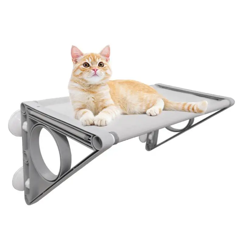 

Сетчатый окунь для кошек, присоска на окно из ткани, для использования в помещении, для игр на балконе, укрытия для домашних животных