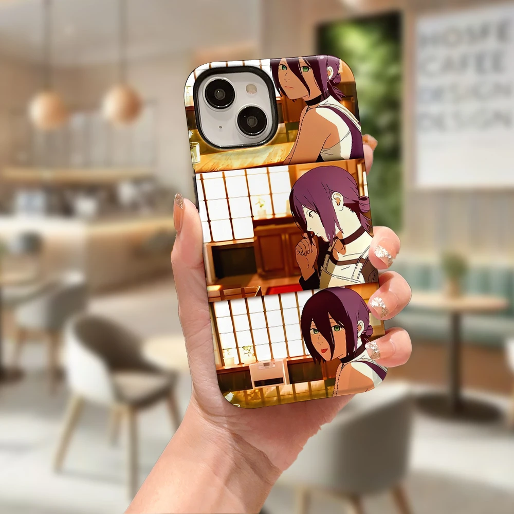 Фото Чехол для мобильного телефона Chainsaw Man Reese Devil подходит для iPhone 17, Apple 16, Apple 15, Apple 14, Apple 13, Apple 12, Apple 11 №3