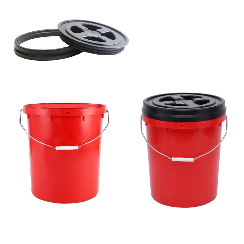 

090E Movable Car Wash Bucket Car Detailing Tool for Car Washing & Garage Storage