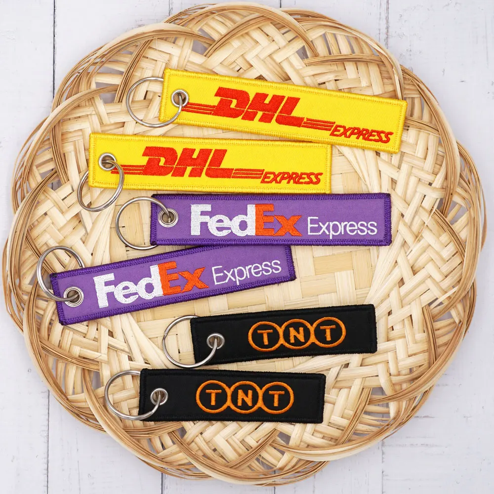 Экспресс-доставка Dhl Φ Express TNT экспресс-вышивка брелок с брелоком Y2