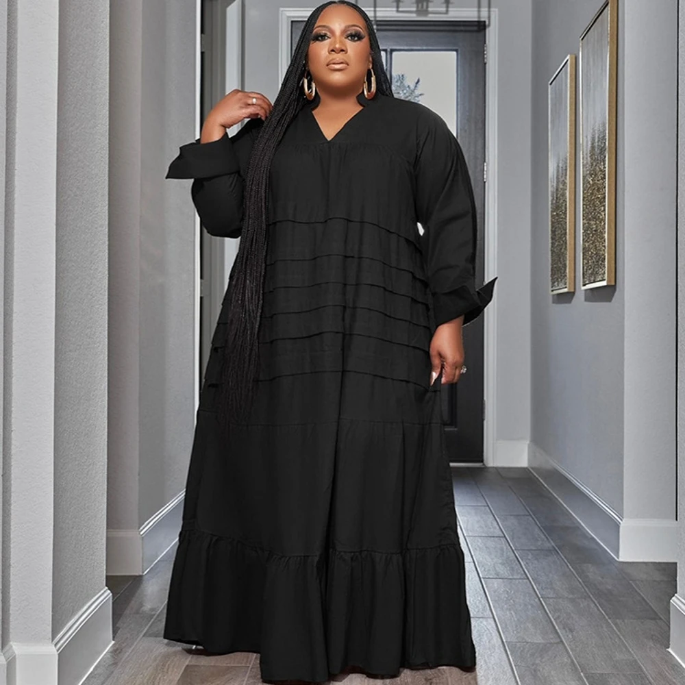 

Африканские платья для женщин, элегантный полиэстер 2023, Новые мусульманские модные платья Дашики, халат, кафтан, длинное платье, Турецкая Африка