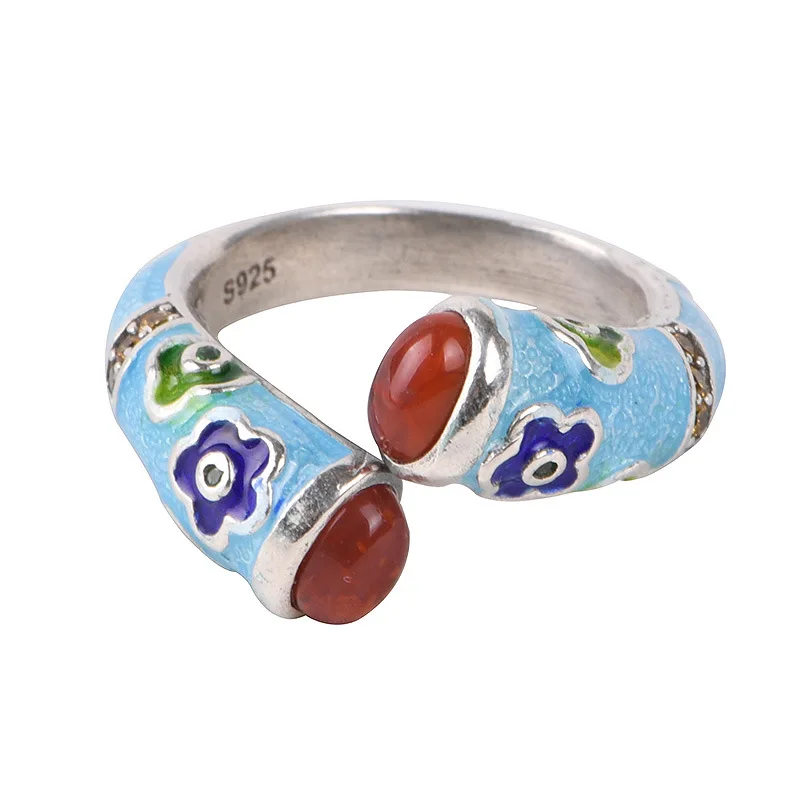 Ювелирные изделия из чистого серебра S925 модное серебро 925 пробы в этническом