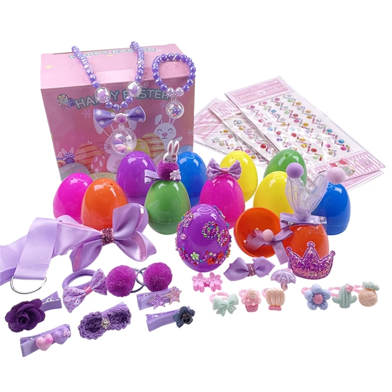 

Warm Mini Plastic Favor Cute Prefilled Accessories Easter Egg Toy Ornaments