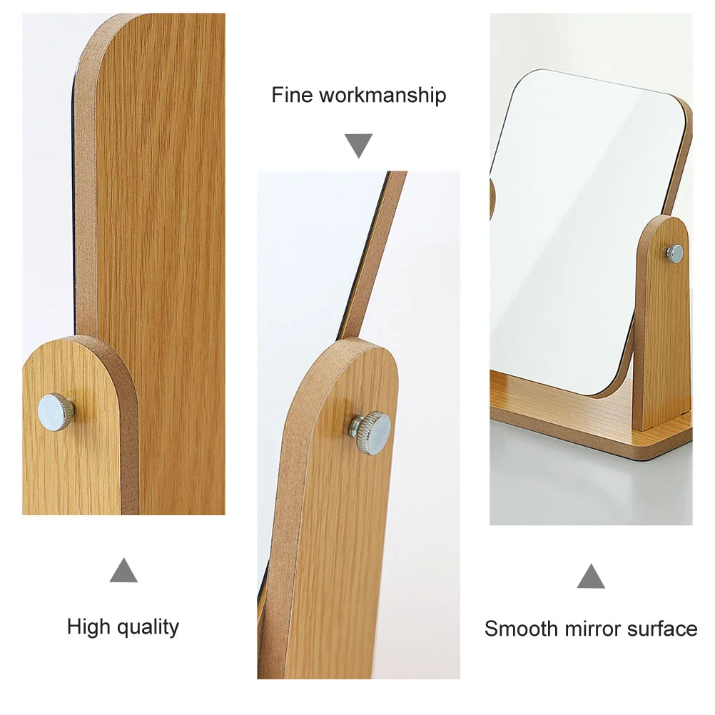 

Mirror Vanity Desk Makeup Table Standingstand Tabletopface Beauty Sided Doubleportable Swivel Magnifying Handheld