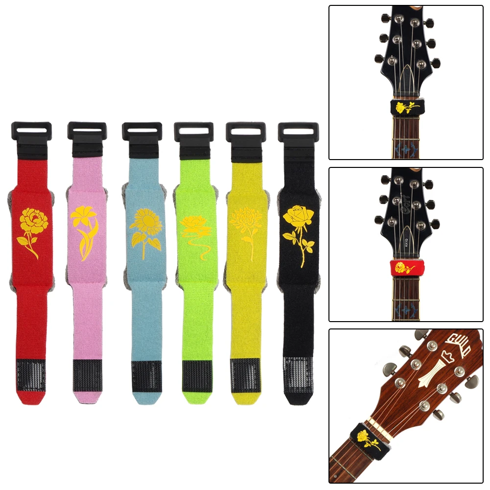 

Guitar Fret Strings Mute Noise Damper Muter Wraps Acoustic Electric Guitar Fretboard Muting Mute Dampeners String Wraps Tape