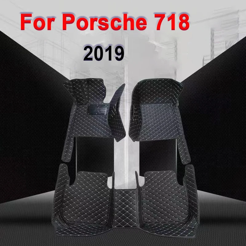 

Car floor mats for Porsche 718 2019 Custom auto foot Pads automobile carpet cover