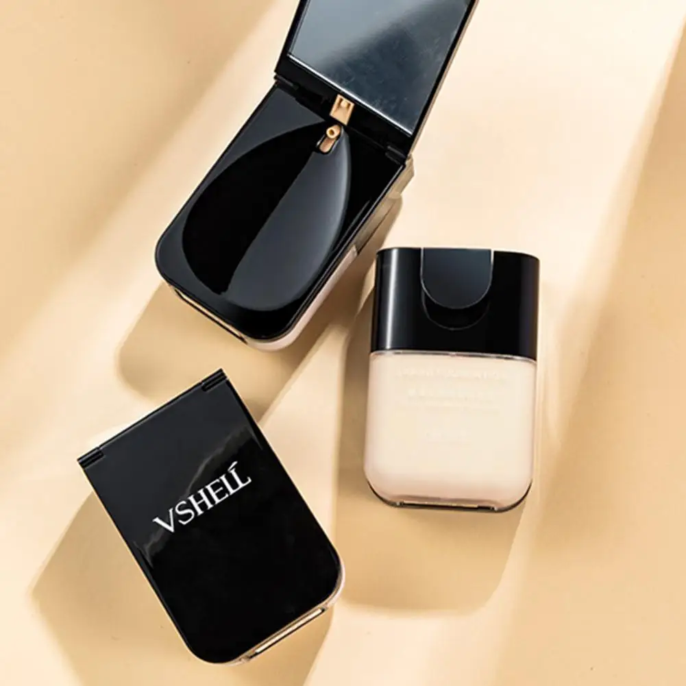 

Практичная невидимая крышка, Жидкая основа для макияжа, Карнозин, Жидкая основа для макияжа, миниатюрное поглощение масла, водонепроницаем...