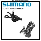 Задний рычаг переключения передач Shimano Deore M6000 SL + RD SL-M4100 10 скоростей для горного велосипеда, велосипедные аксессуары
