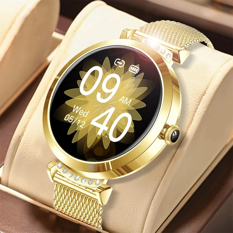 

Smart Watch 2022 Women Gift Bracelet Heart Rate Monitor Sleep Monitoring IP68 Waterproof Smartwatch Ladies Connect IOS Android