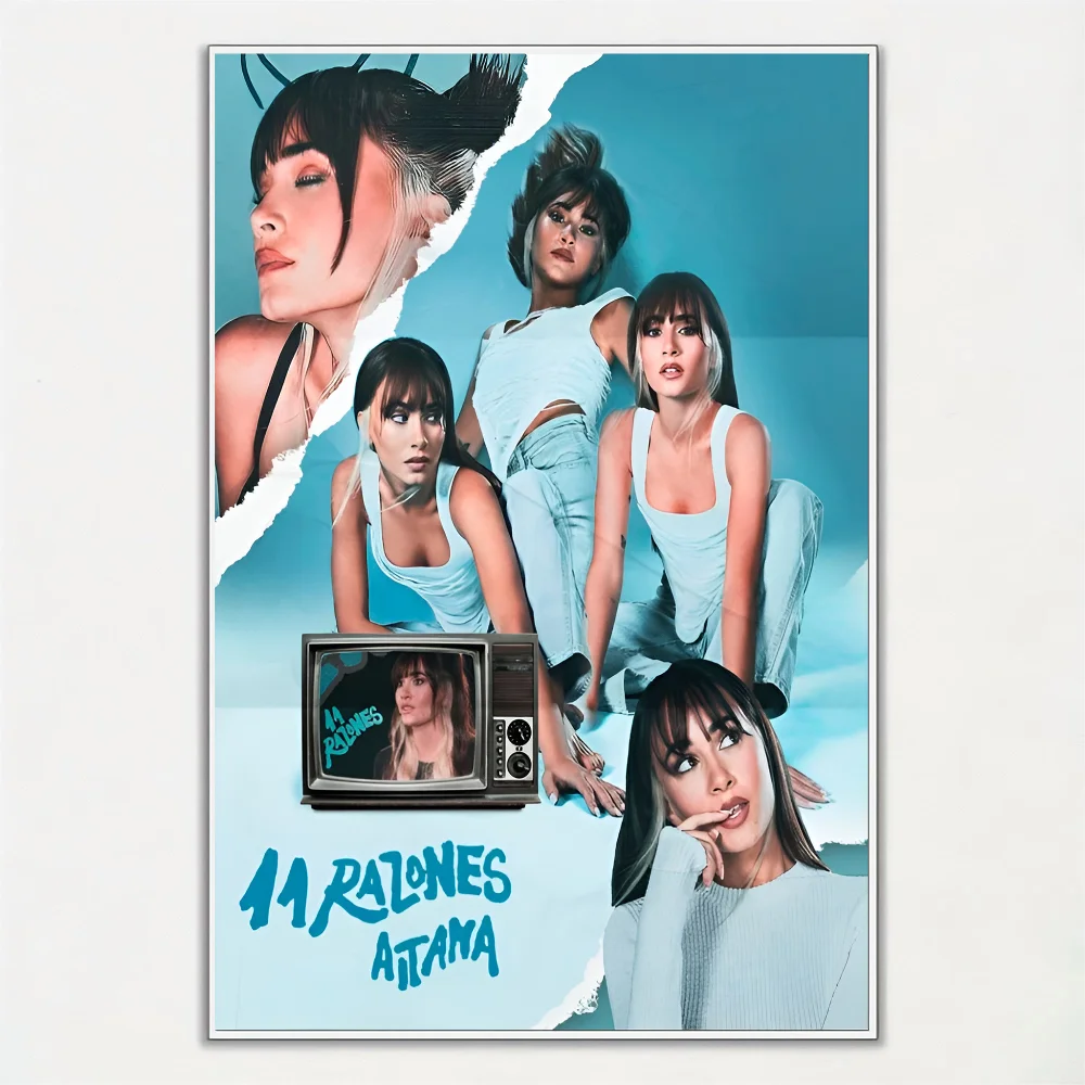 A-Aitana Q-Ocana певица плакат настенное искусство домашний декор комнаты цифровая