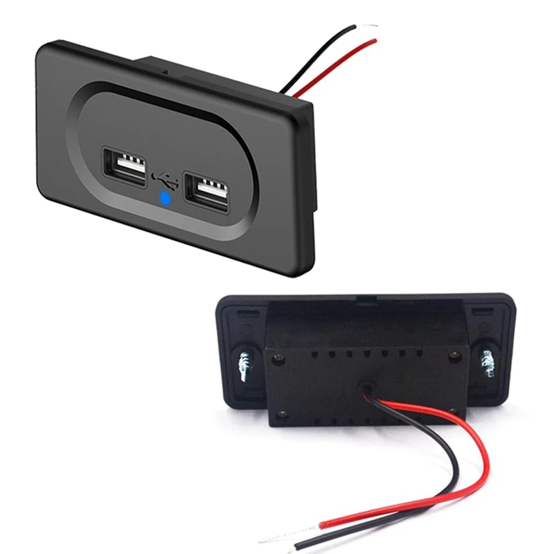 

Зарядное устройство с двумя USB-портами, 5 в пост. Тока/3,1 А