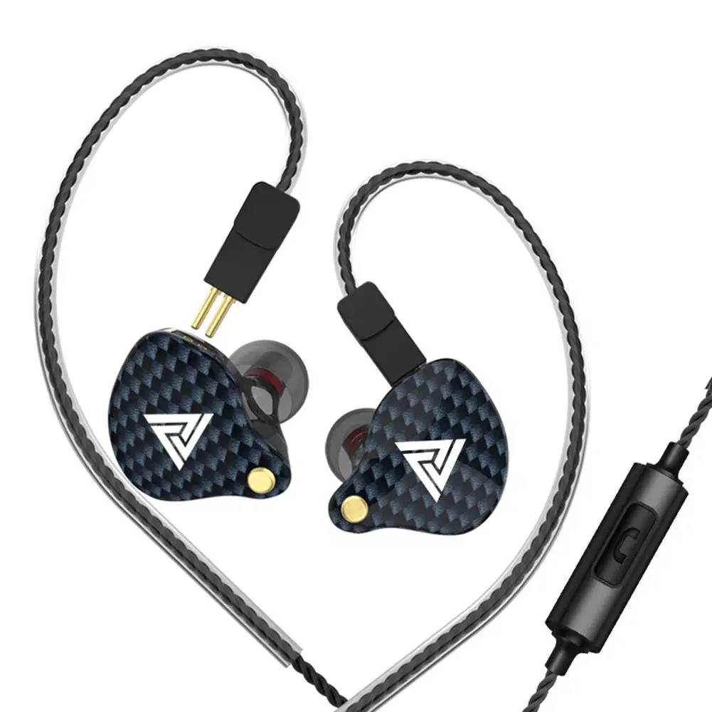 

QKZ VK4 Wired Earphone Heavy Bass In-Ear Earphones With Mic For most mobile phones, tablets, laptops, MP3 (Detachable)