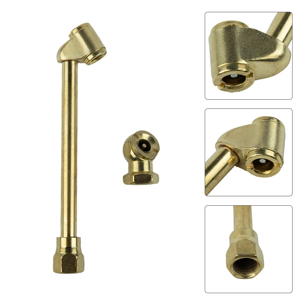 

Pump Nozzle Female Thread Car Accessories 1/4 Portable Air For Motorcycles Grip Inflator Portable Dual Adapters