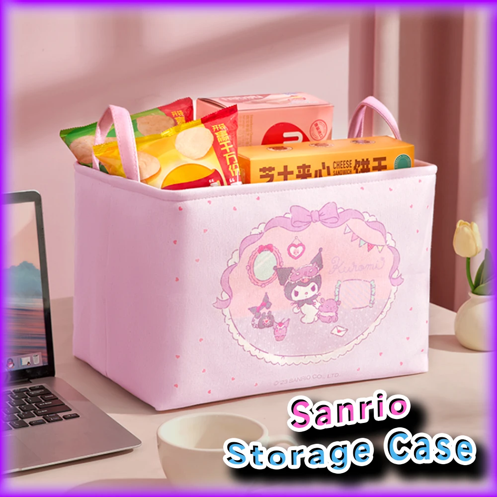 Kawaii Hello Kitty Cinnamoroll большая емкость для хранения фотографий Sanrio My Melody складная
