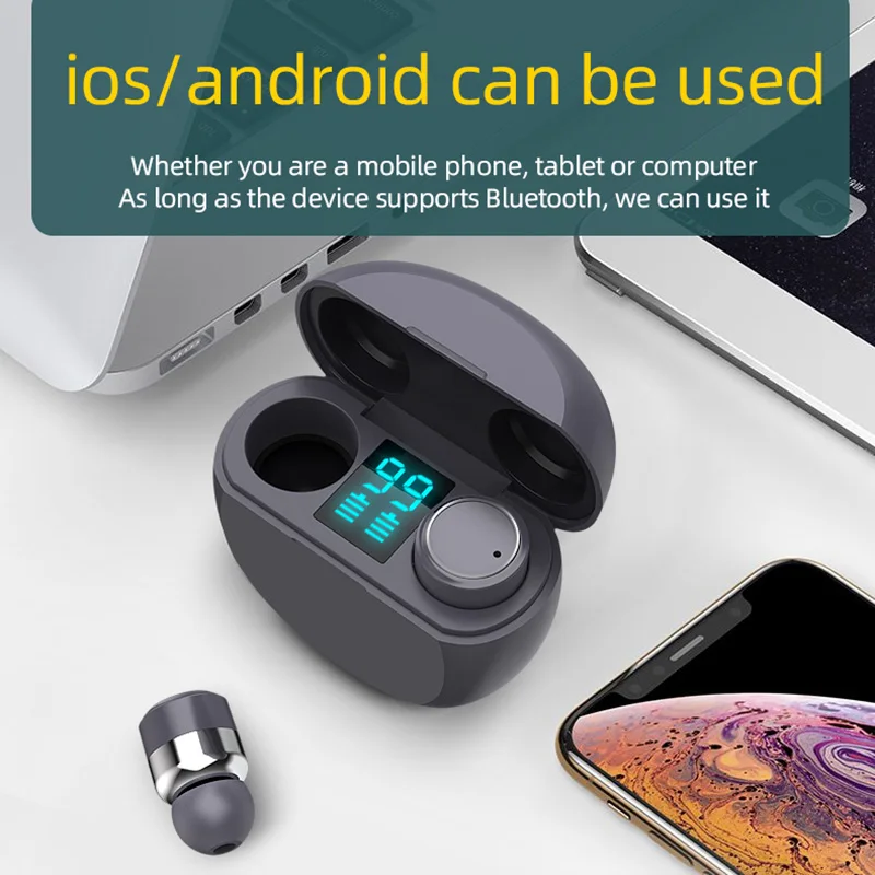 

TWS-стереонаушники T18 с поддержкой Bluetooth 5,1 и сенсорным управлением