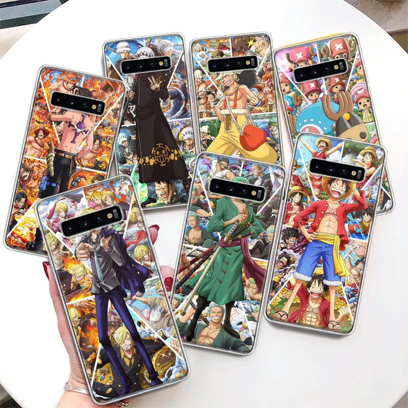 

Anime Luffy Zoro One Piece Coque Phone Case For Samsung Galaxy Note 20 Ultra 10 Plus 9 8 M12 M21 M30S M31 M32 M51 M52 J4 J6 + J8