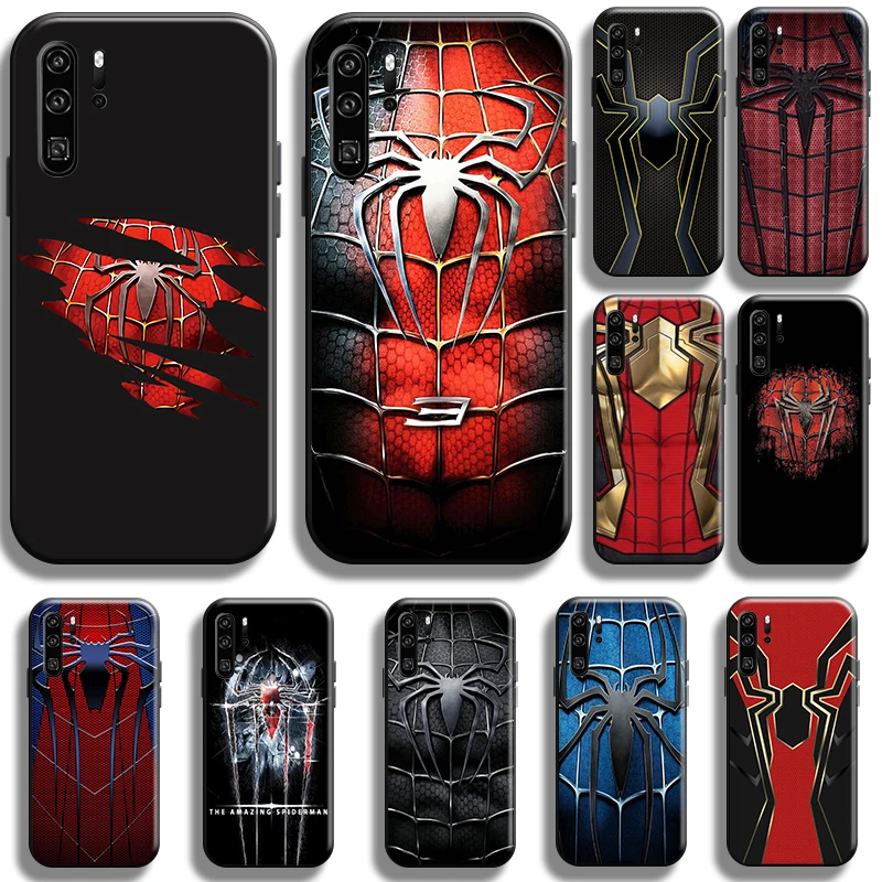 

Marvel Spiderman Logo Phone Case For Huawei Honor 10 10i 9 9A 10X 9X 8X Pro Lite Soft Funda TPU Black Full Protection Coque
