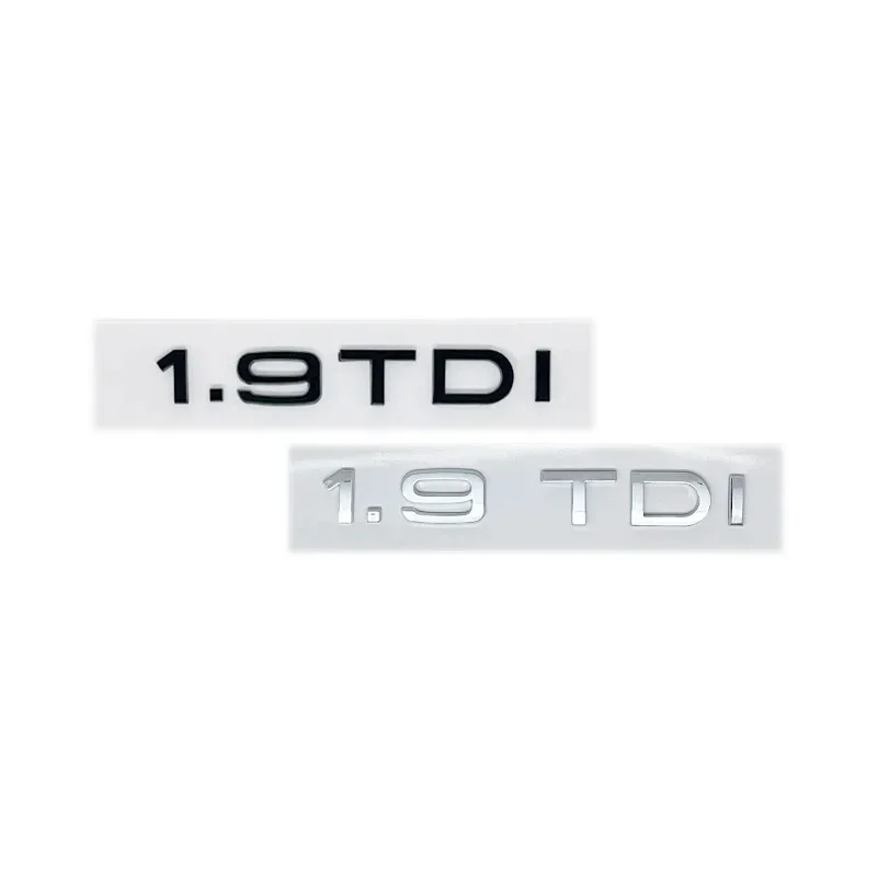 Фото 3D наклейка на автомобиль из ABS-пластика для 2.0 2.5 3.0 4.0 TDI 30 35 40 45 50 55 TDI A4 A5 A6 A7 A8 Q5 Q7, эмблема с буквами, декоративный значок на задний багажник. №2