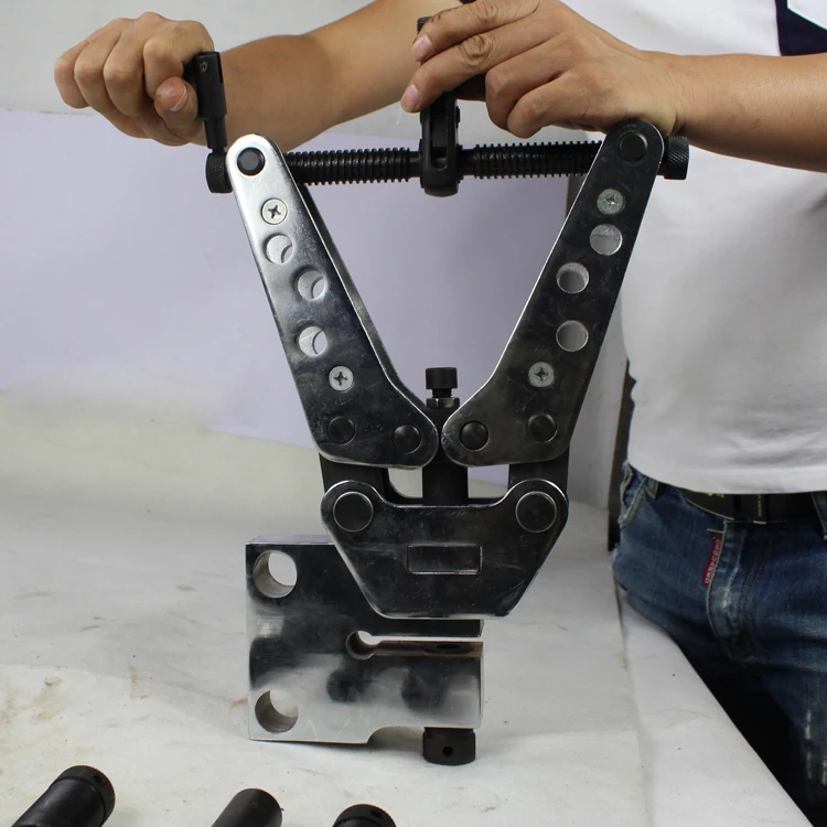 Портативный механический перфоратор 300KN угловой стальной дырокол машина для