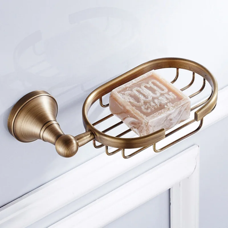 

Antique Bronze Brass Black Soap Basket Holder Kitchen Washroom Toilet Bathroom Soap Holder Wall Mounted Hand Wash Soap Dishes