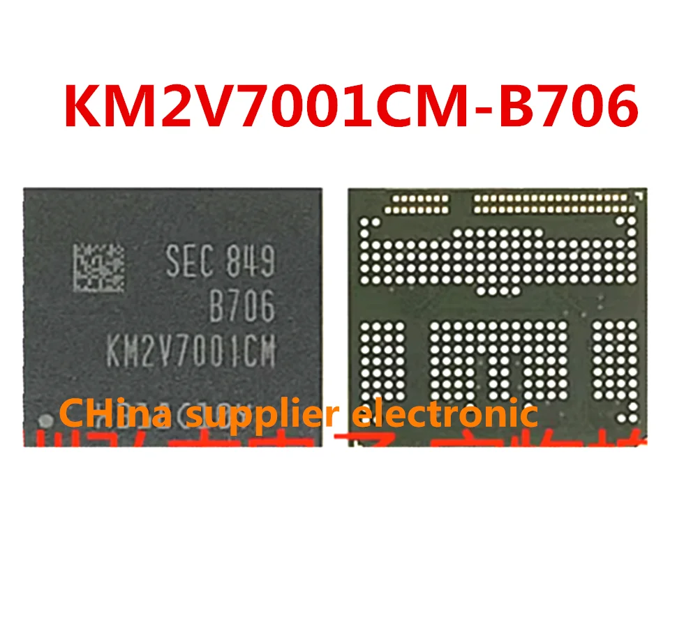 KM2V7001CM-B706 UFS 2,1 128G + 6 eMMC BGA254 B706 EMCP UFS BGA Stencil Reballing IC, Оловянная сеть для пайки