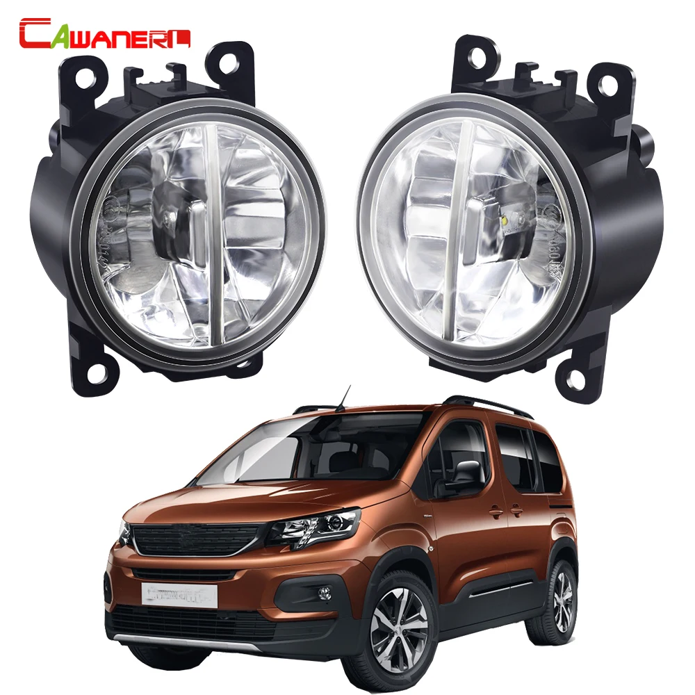 Фонарь дневной противотуманный в сборе, 2 шт., 30 Вт, H11, автомобильная левая и правая противотуманная фара, дневные ходовые огни для Peugeot рифтер 1,2, PureTech 110, 2018, 2019, 2020, 2021