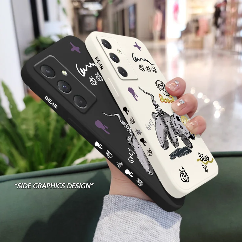 Чехол для телефона с изображением медведя Raggedy Samsung Galaxy A55 A35 A25 A15 A16 A06 A05 A05S A54 A34 A24 A14