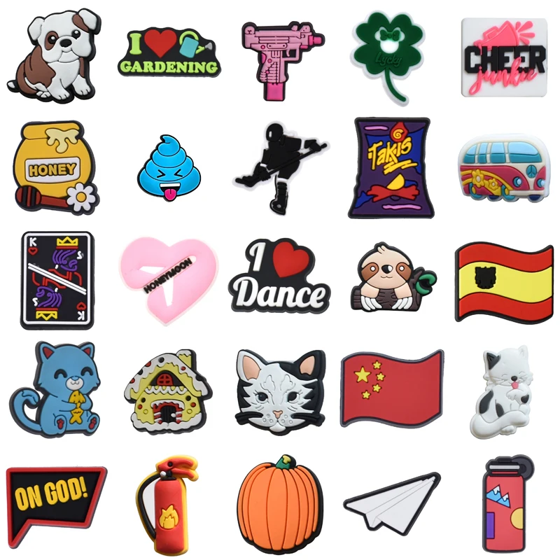 

Gifts Shoes Accessories Kids Wholesale Bulk Packs Para Pins Men Boy Girl Shoe Charms Set Jeans Decorations for Crocs Women Charm