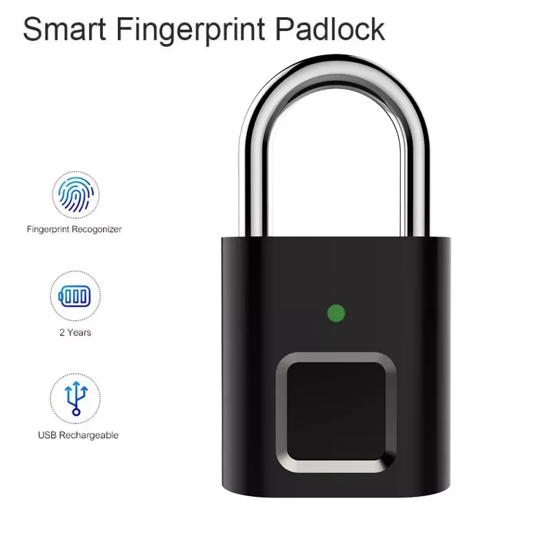 

Мини-сканер отпечатков пальцев смарт-замок дверной замок быстрая разблокировка USB Перезаряжаемый для чехла сумка Безопасность Электронный...