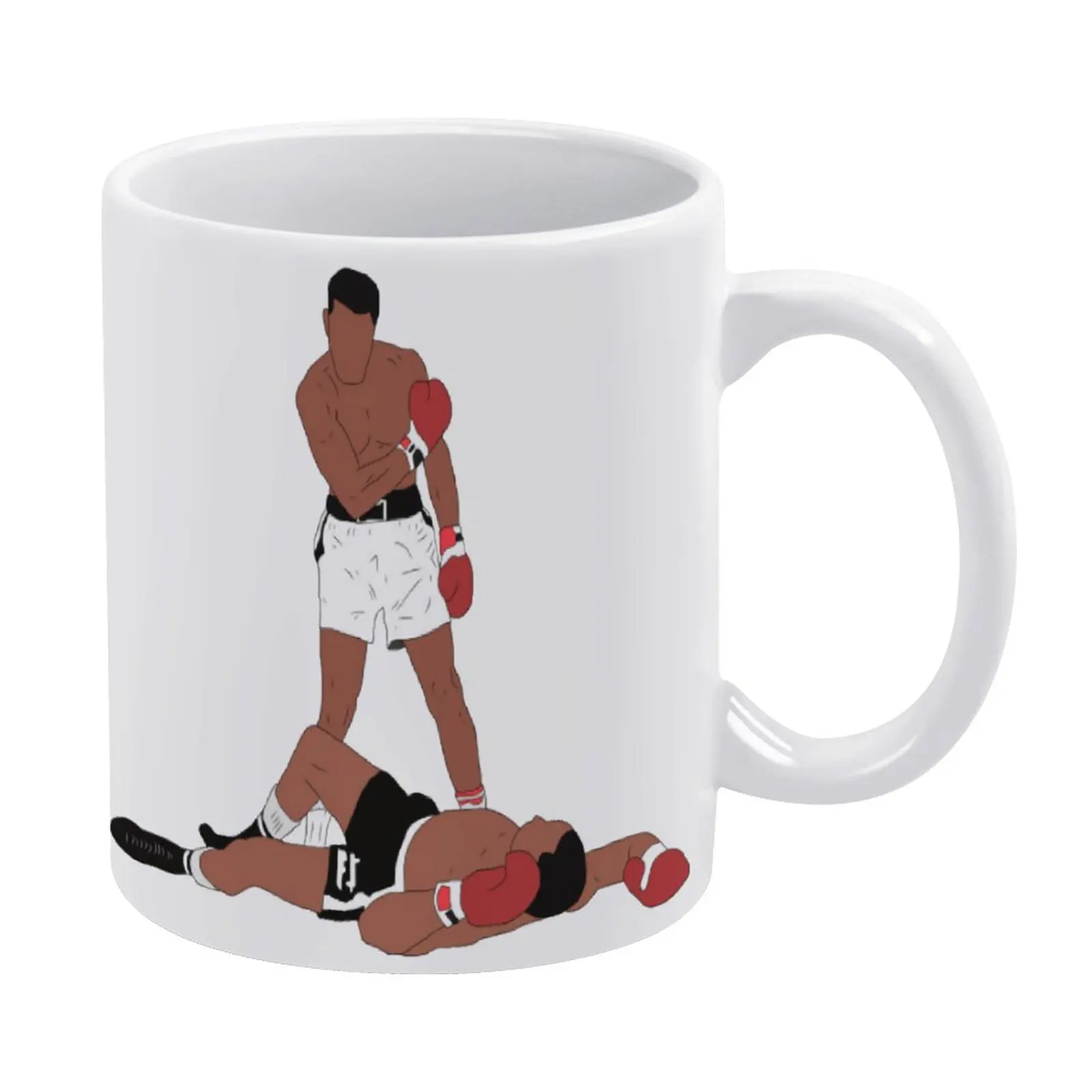 

Muhammads And Alis 2 US USA America DIY White Mug Funny Graphic Kettle Beer Mugs Earthenware Print Humor Graphic Cup