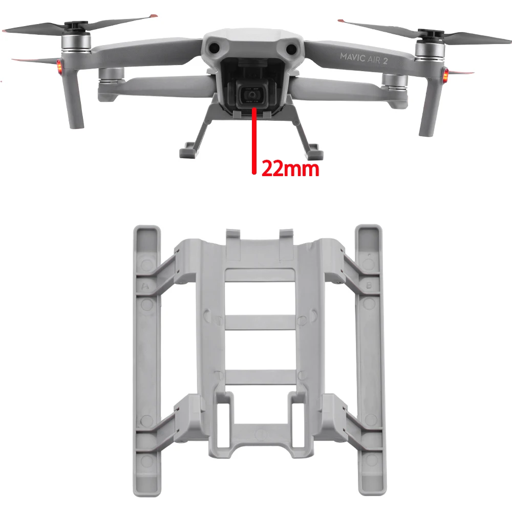 

Quick Release Landing Gear for DJI Air 2/2S Drone Foldable Heighten Leg Anti-collision Protector for Air 2 Accessories