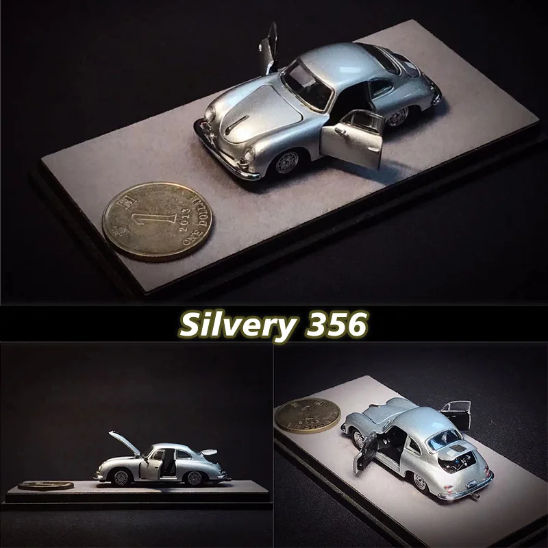 

PGM 1:64 356 винтажная модель автомобиля Серебряная полноразмерная коллекция Диона из сплава миниатюрные автомобили игрушки в ассортименте