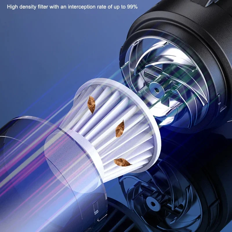 XIAOMI 6000pa автомобильный пылесос высокой мощности мини-зарядка