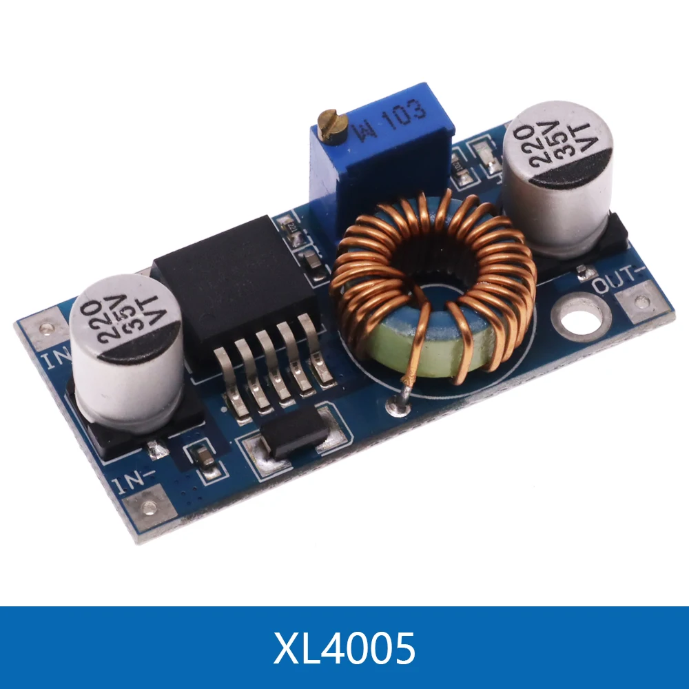 Фото XL4005 XL4015 DSN5000 Beyond LM2596 5A, максимальный Регулируемый понижающий блок питания, электронный модуль, большой ток, большая мощность №3