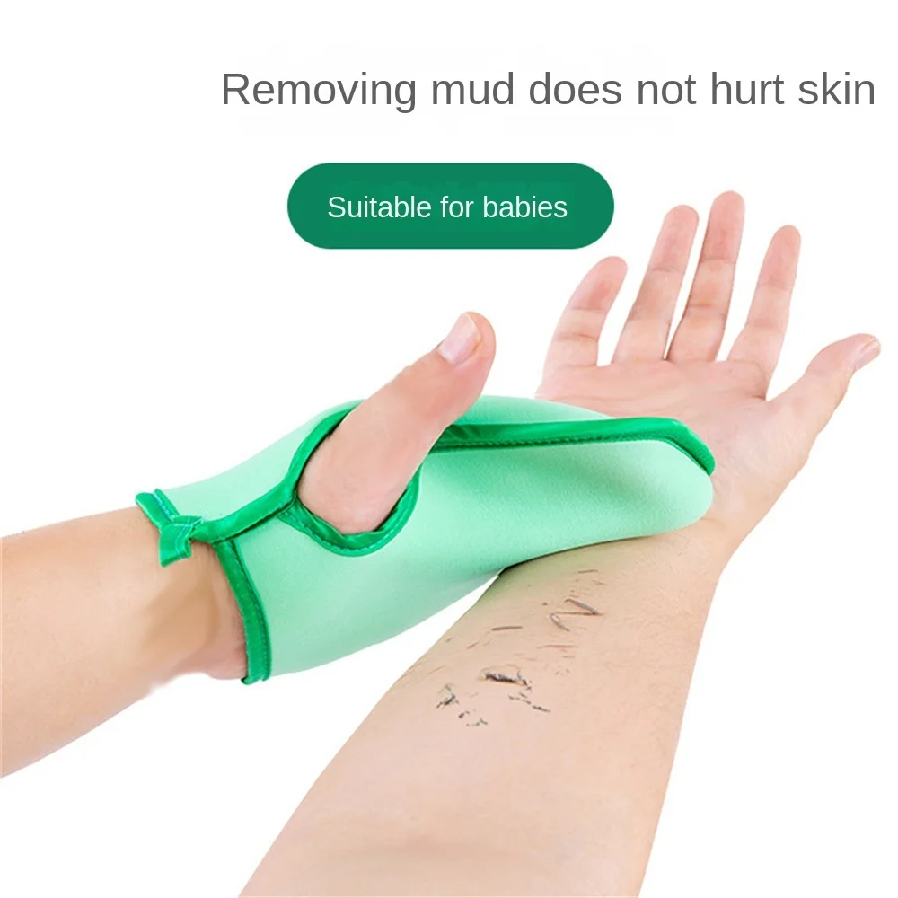 

Мягкая двухсторонняя быстросохнущая детская перчатка для ванны, прочная отшелушивающая грязеотталкивающая перчатка, банное полотенце