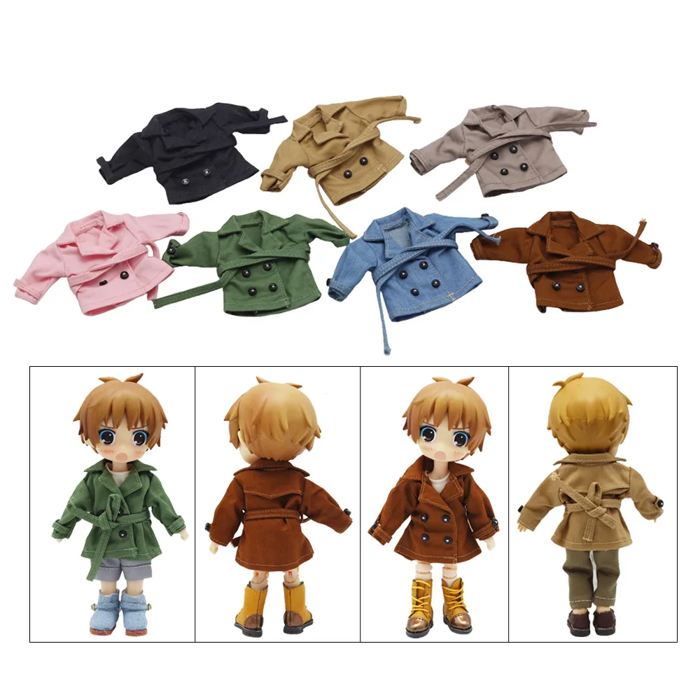 

Ob11 baby coat windbreaker molly baby shoes 12 bjd GSCYMY doll coat cute cool clothes
