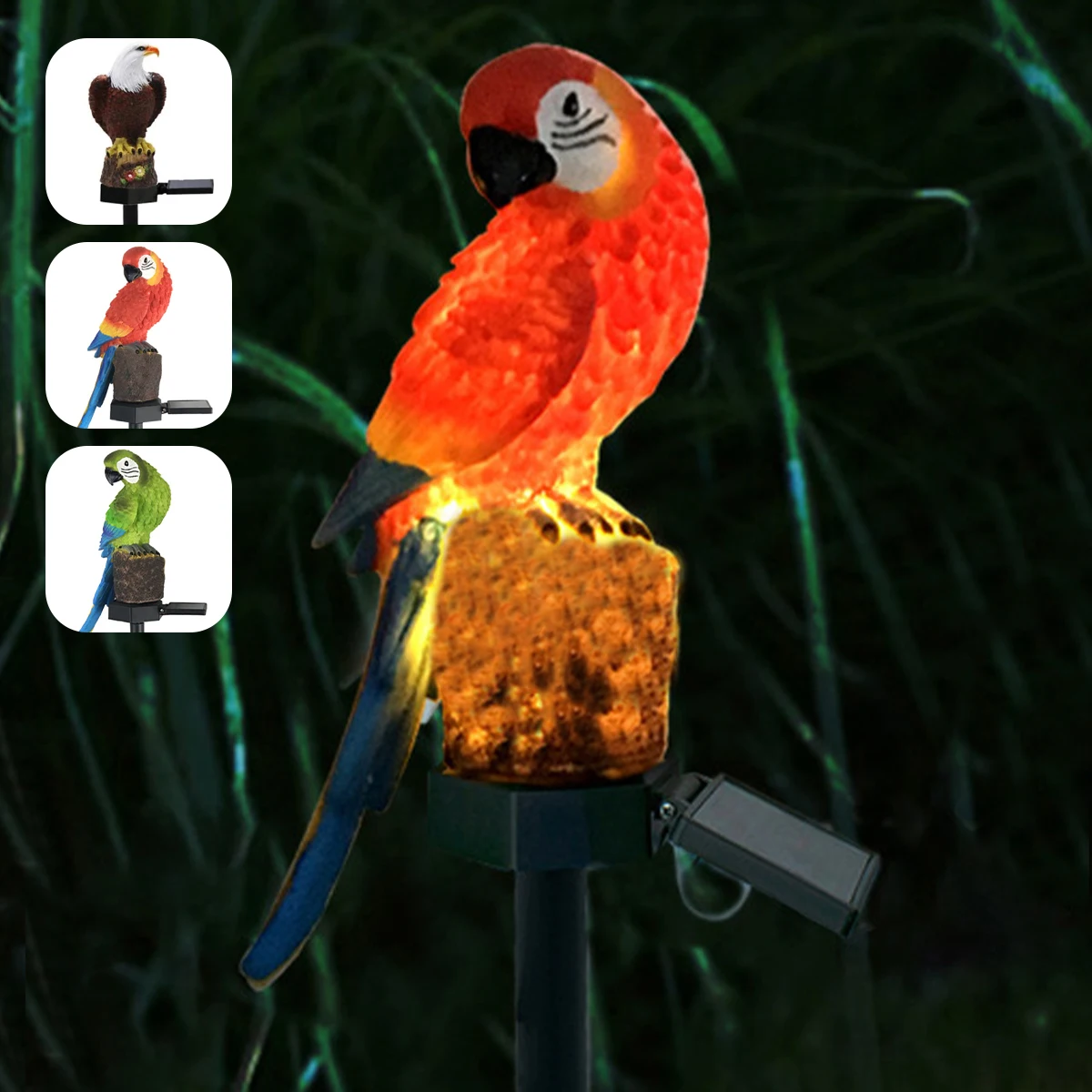 

Eagle Garden Lamp Solar Eagle Lawn Lamp Auto ON/OFF Solar Parrot Night Light IP44 Waterproof Solar Eagle Light Eagle-shaped