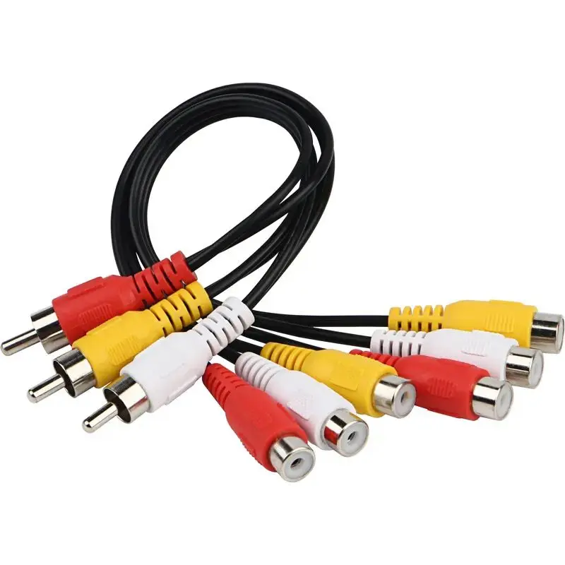

AVline 1 split 2 3rca Revolution To 6RCA Female Lotus Line 3 Revolution To 6 Female RCA 1 Drag 2 Video Splitter