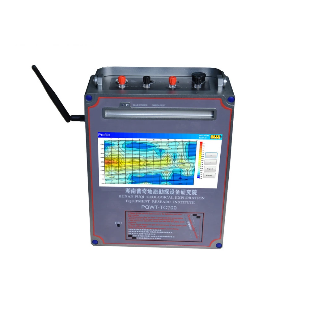 PQWT- TC700 High Accuracy!  underground water detector Resistivity Meter borewell Ground Water Finder 700 meters